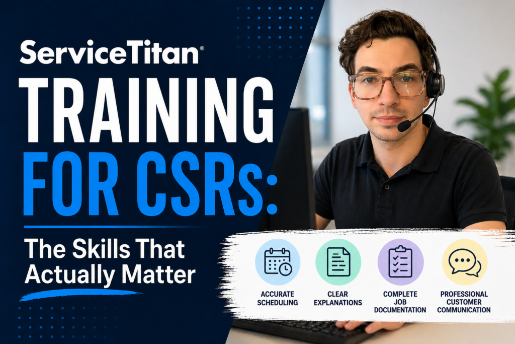 ServiceTitan Training for CSRs.